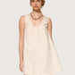 Scoop Neck Mini Dress | Khaki