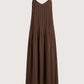 Pleated Pintuck Maxi Dress