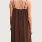 Pleated Pintuck Maxi Dress