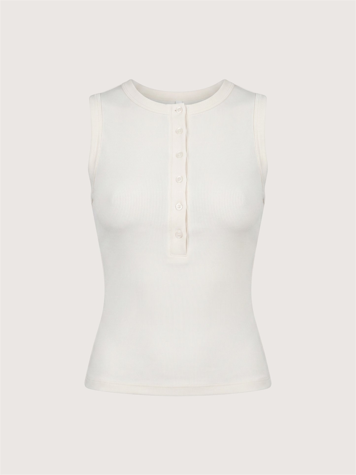 Knit Henley Tank Top