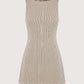 Striped Fitted Waist Dress