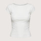 Boatneck Knit Tee