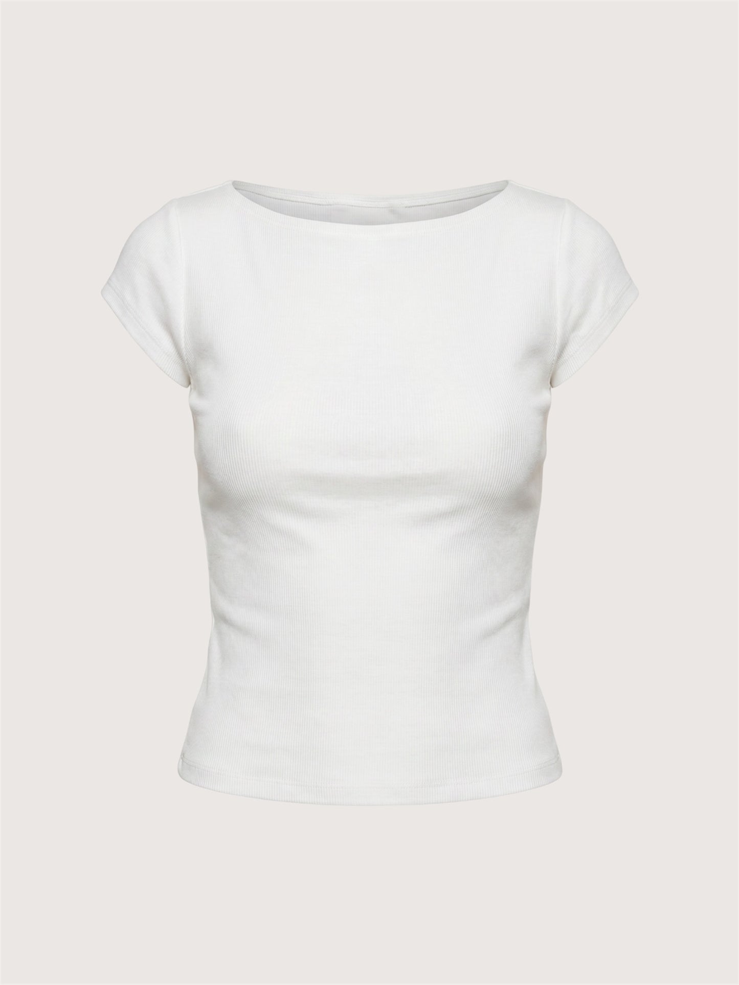 Boatneck Knit Tee