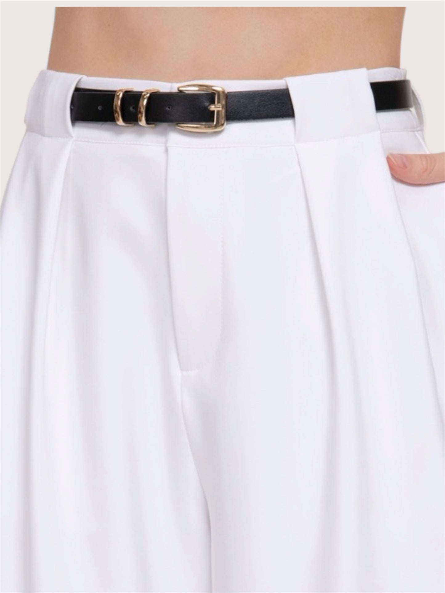 Belted Bermuda Shorts