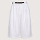 Belted Bermuda Shorts
