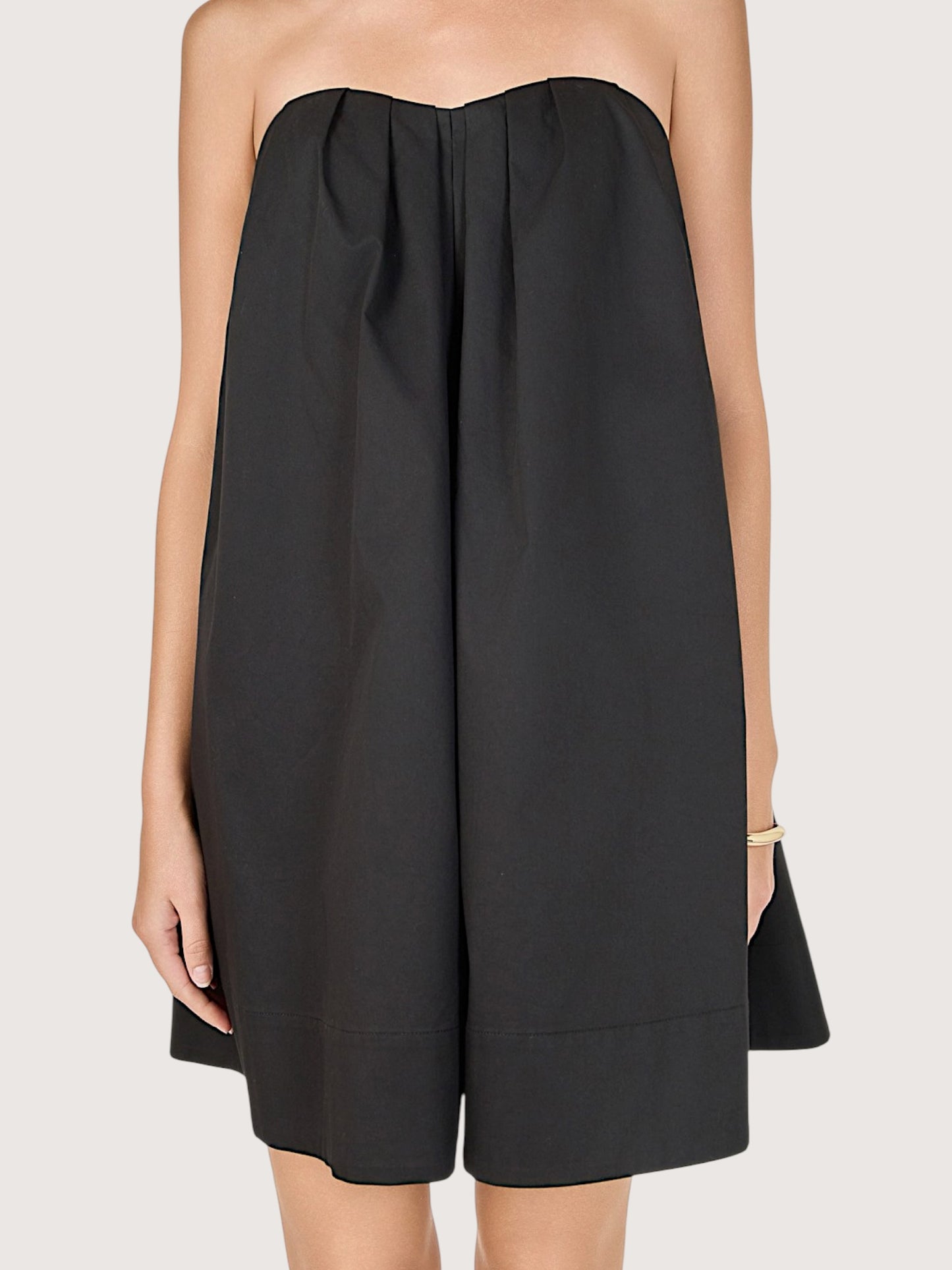 Pintuck Mini Dress