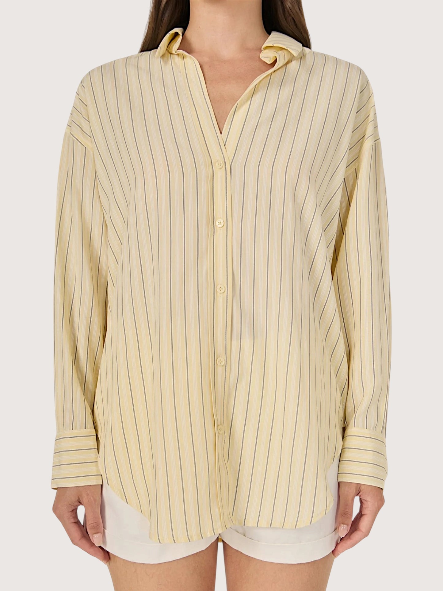 Striped Poplin Shirt