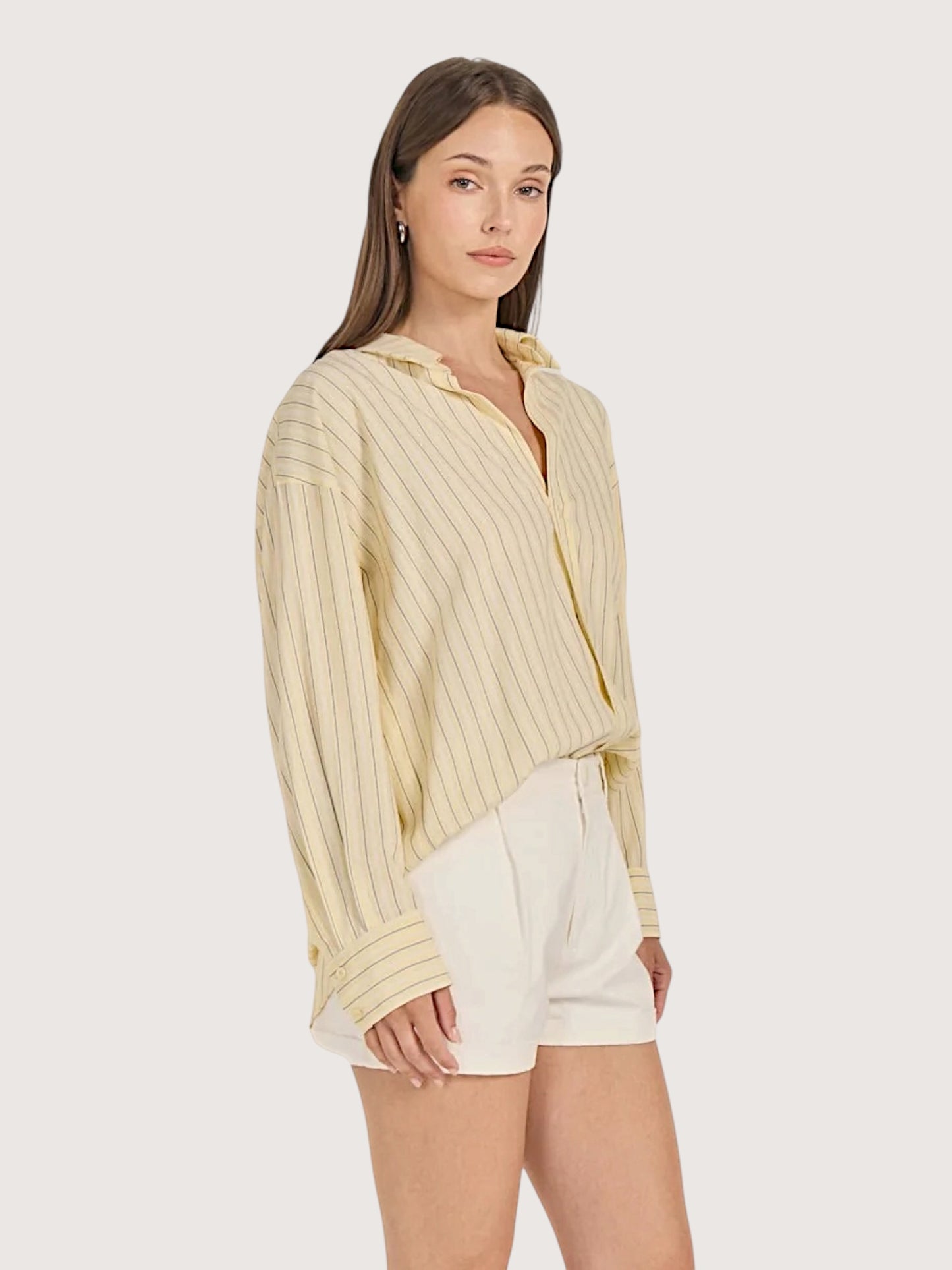 Striped Poplin Shirt
