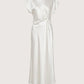 Cora Draped Dress | Ivory