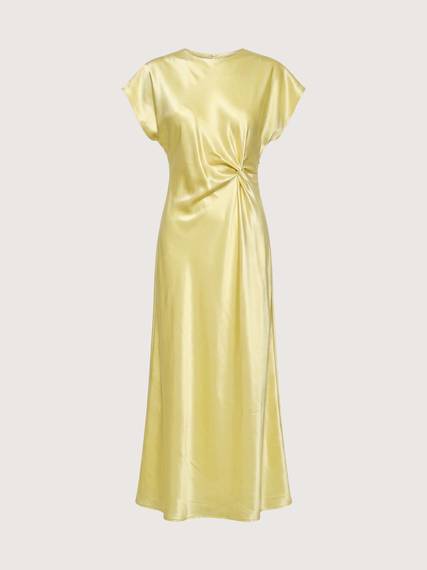 Cora Draped Dress | Yellow