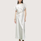 Cora Draped Dress | Ivory