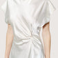 Cora Draped Dress | Ivory