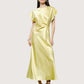 Cora Draped Dress | Yellow