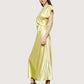 Cora Draped Dress | Yellow