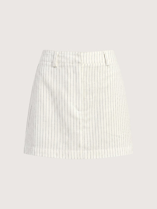 Romy Striped Mini Skirt