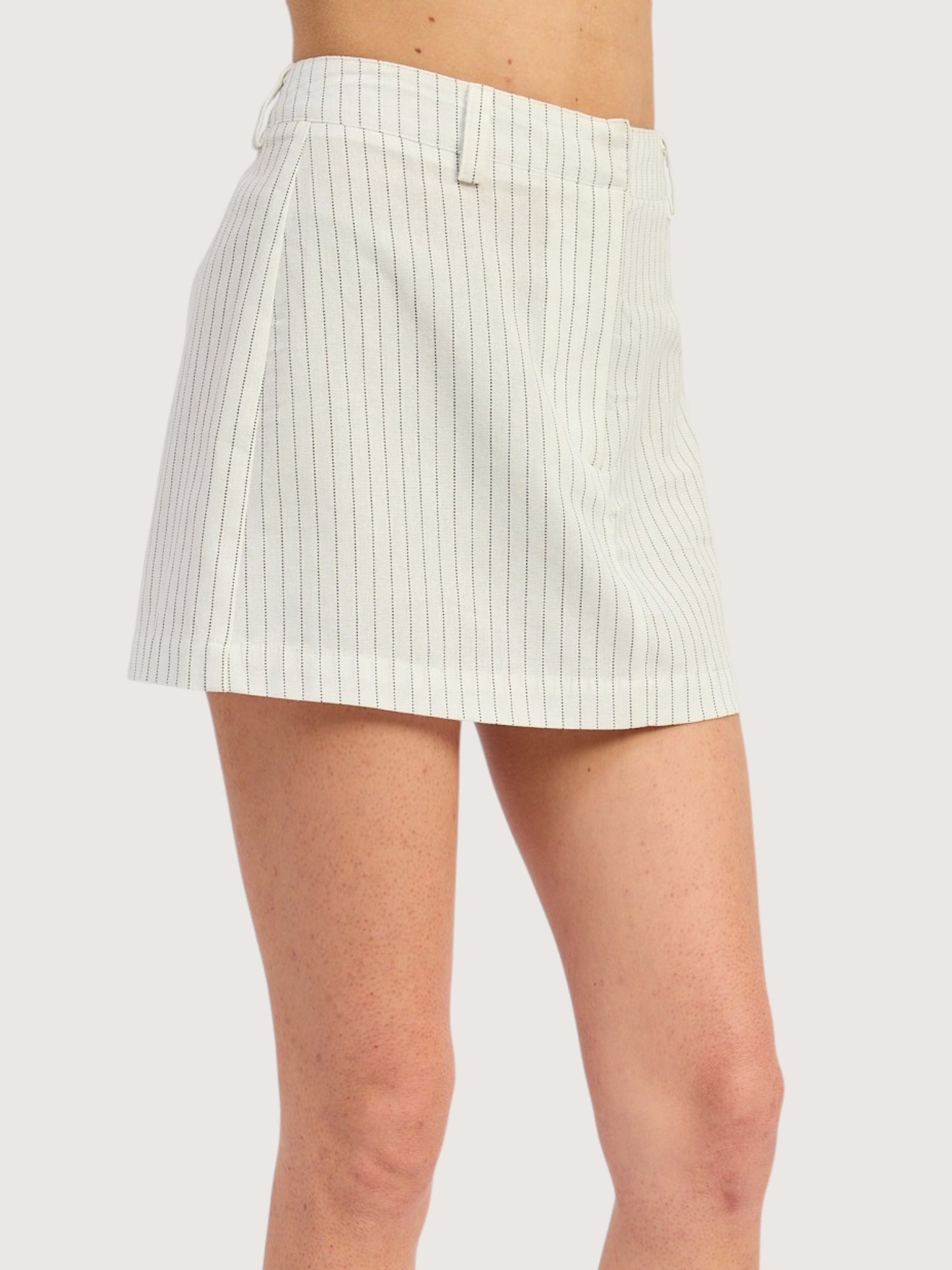 Romy Striped Mini Skirt