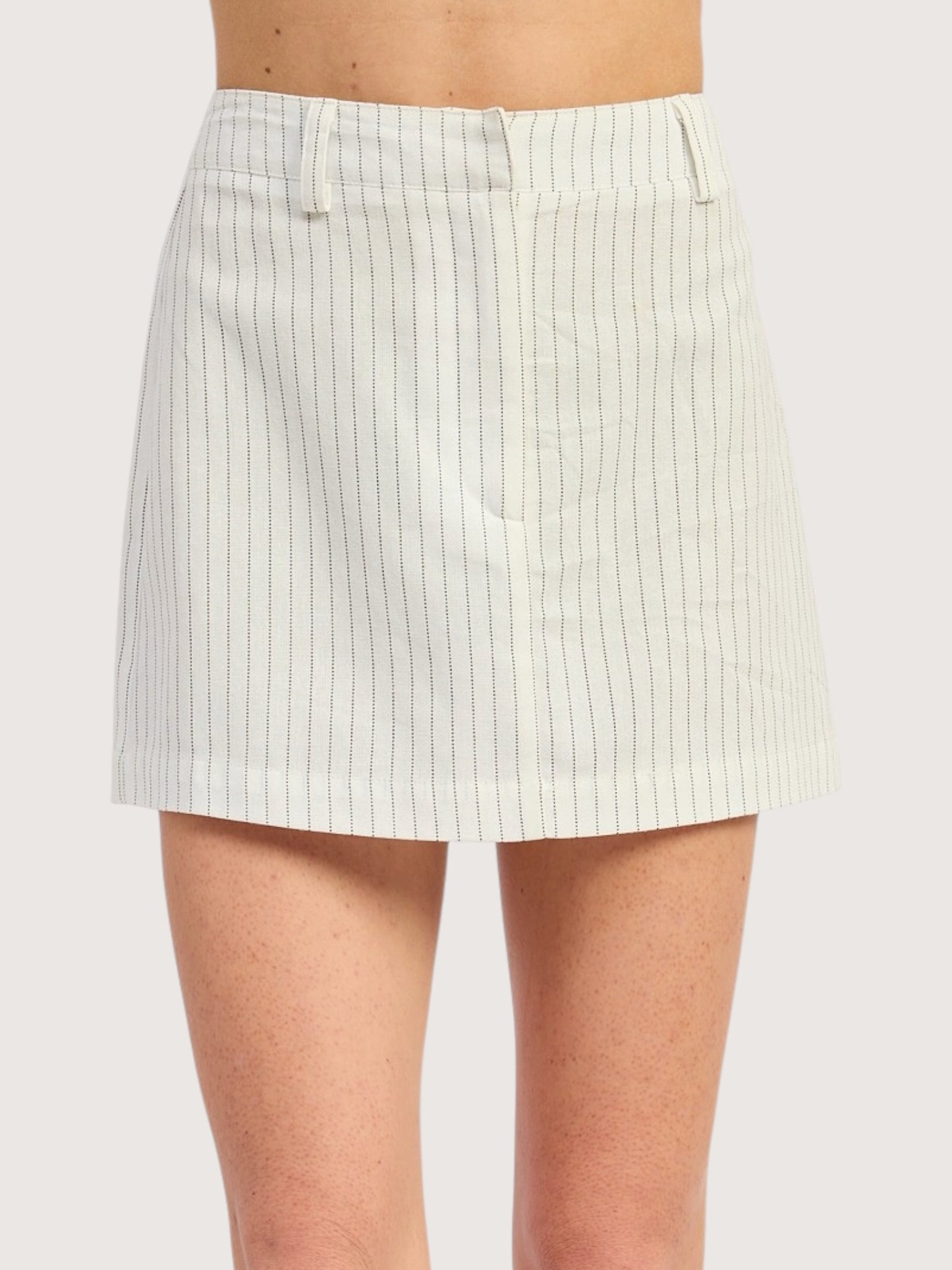 Romy Striped Mini Skirt