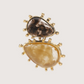 Geometric Resin Earring | Gold
