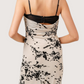 Velvet Bustier Midi Dress