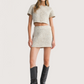 Fuzzy Knit Cardigan | Taupe