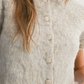 Fuzzy Knit Cardigan | Taupe