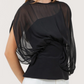 Chiffon Draped Blouse