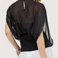 Chiffon Draped Blouse
