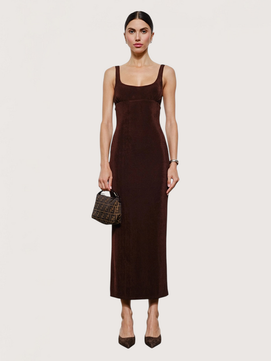 Square Neck Maxi Dress