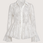 Jewel Lace Peplum Top