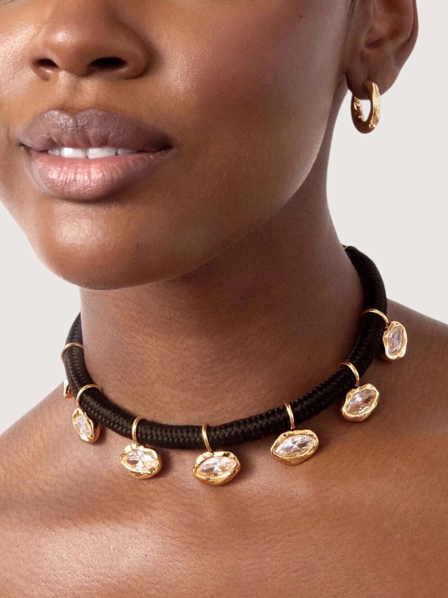 Midnight Crystal Choker
