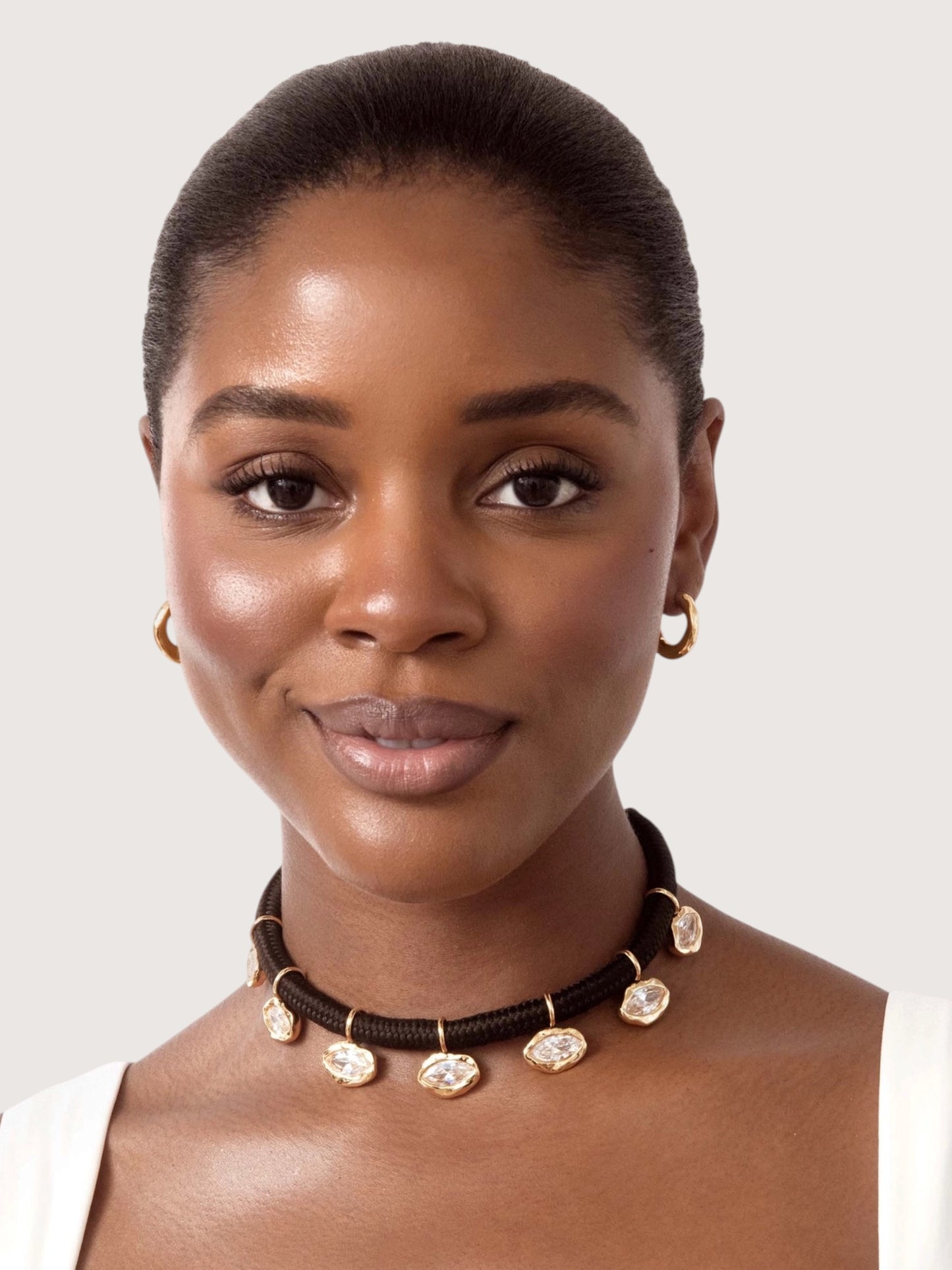 Midnight Crystal Choker