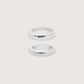 Dome Ring Set | Silver