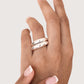 Dome Ring Set | Silver
