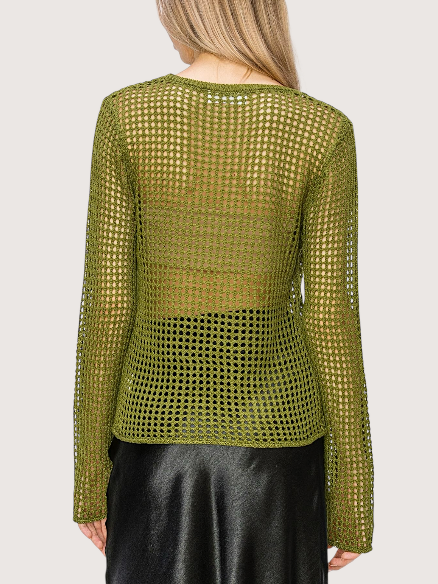 Open Knit Sweater