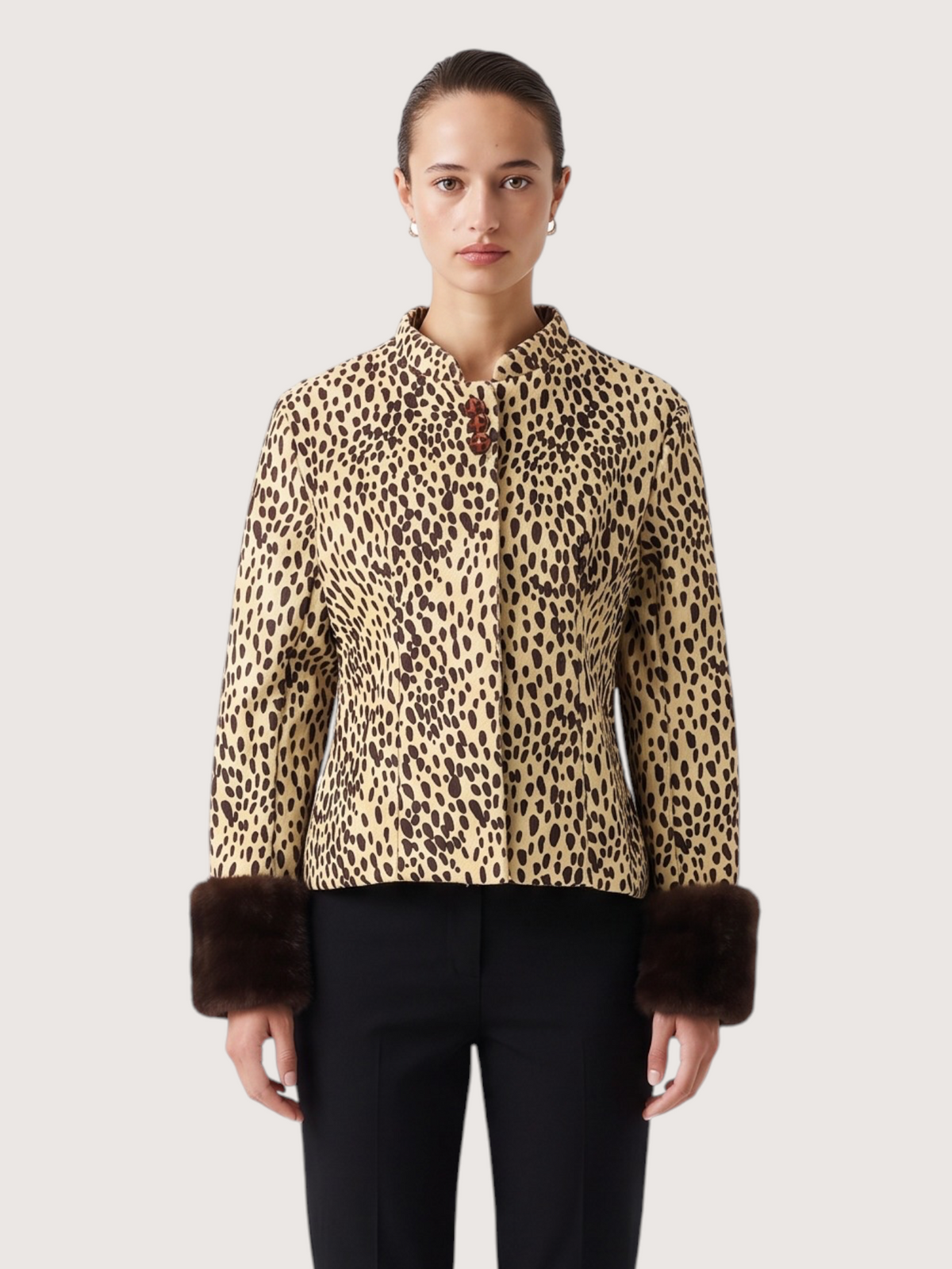 Carissa Fur Trim Jacket