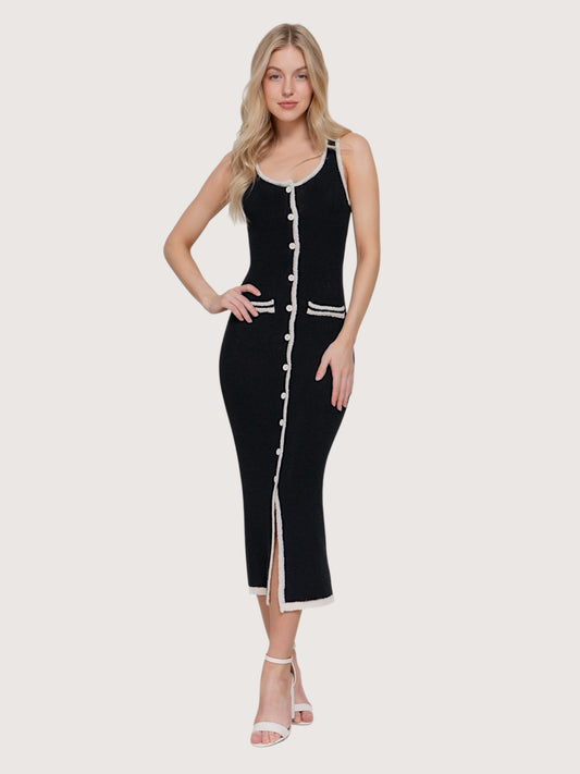 Shea Contrast Trim Dress