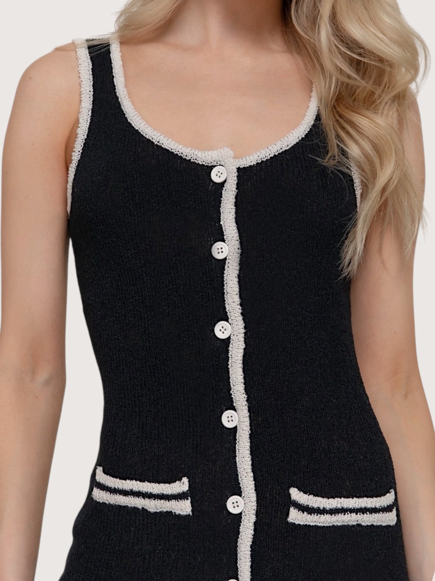 Shea Contrast Trim Dress