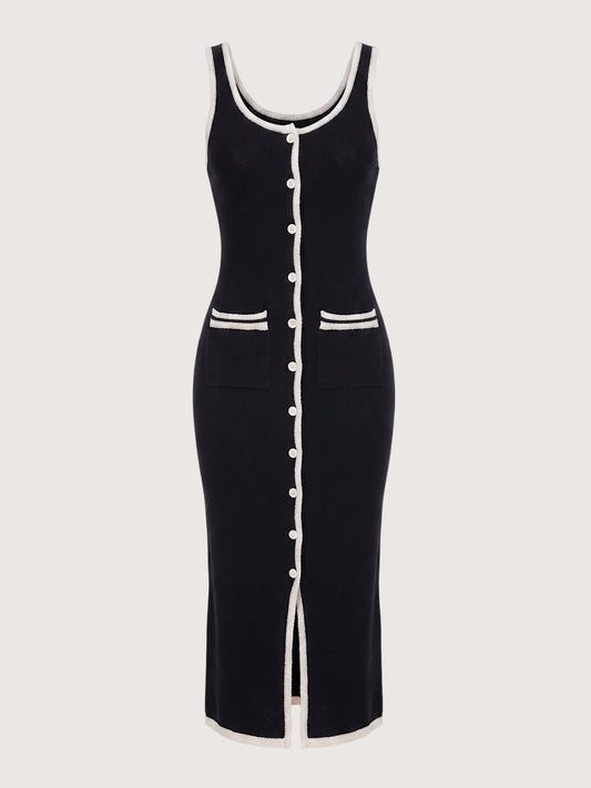 Shea Contrast Trim Dress