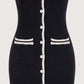 Shea Contrast Trim Dress