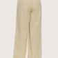 Wide Leg Striped Pants | Yellow