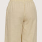 Wide Leg Striped Pants | Yellow