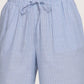 Wide Leg Striped Pants | Blue