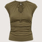 Kelsi Keyhole Top | Olive