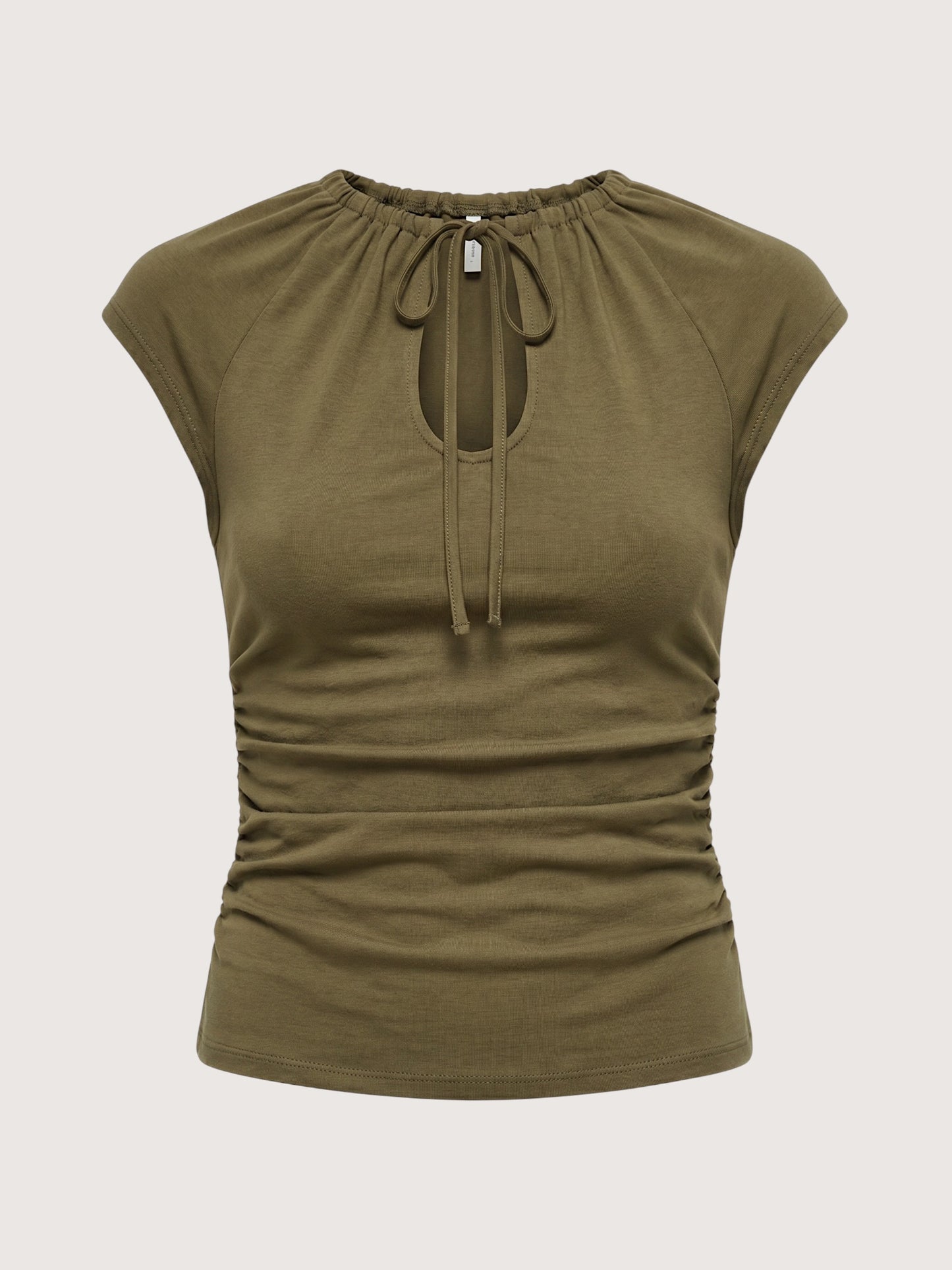 Kelsi Keyhole Top | Olive