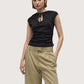 Kelsi Keyhole Top | Black