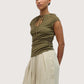 Kelsi Keyhole Top | Olive