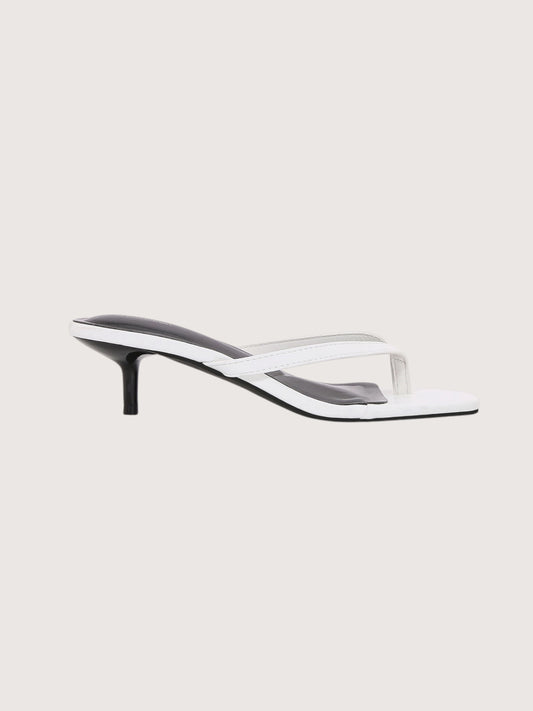 Florella Kitten Heel | White