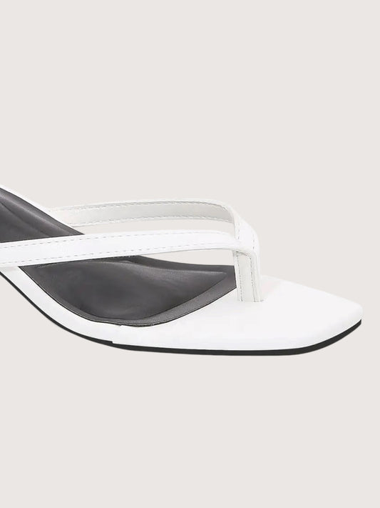 Florella Kitten Heel | White