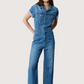 Denim Utility Jumpsuit