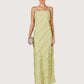 Ruffled Column Maxi Dress